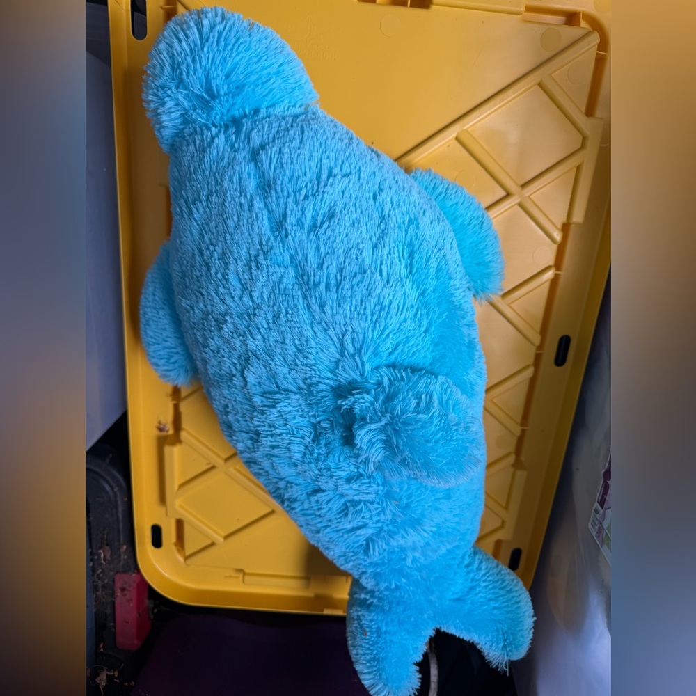 Blue Stuffed Seal Plush Toy